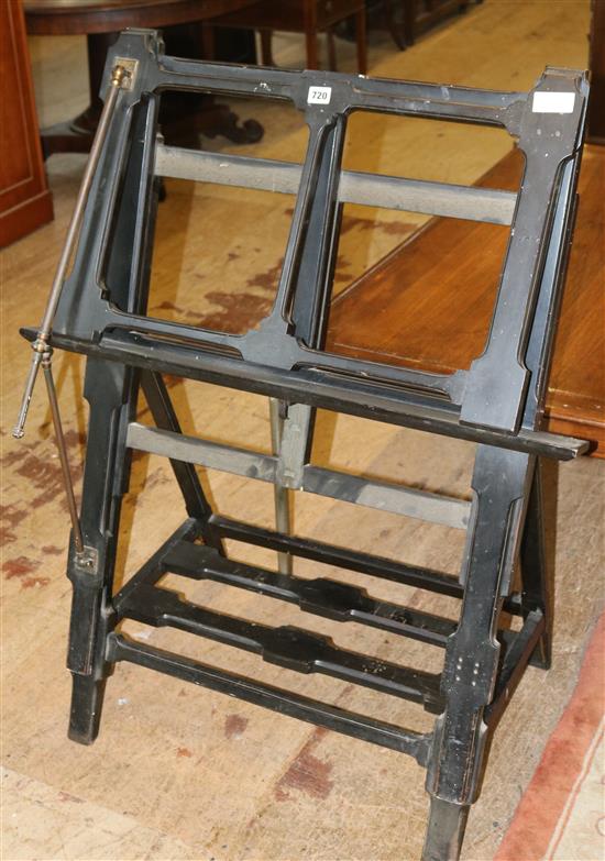 Ebonised easel